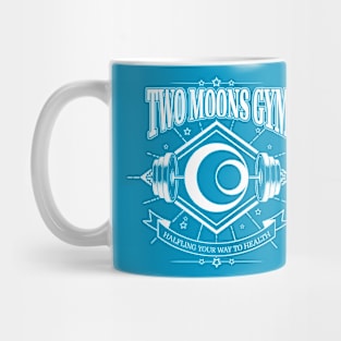 Two Moons Gym - White Mug